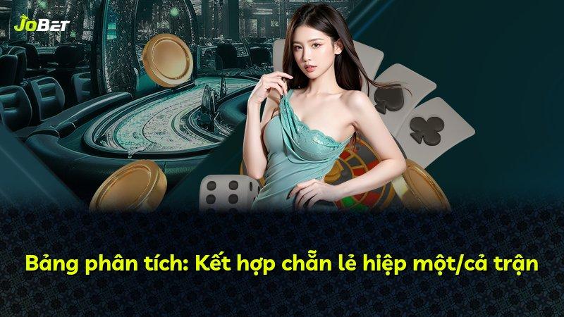 Bảng phân tích: Kết hợp chẵn lẻ hiệp một/cả trận