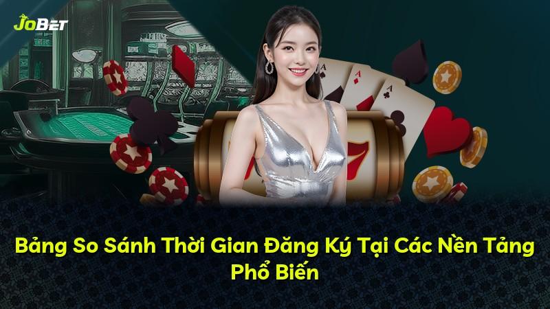 Bảng So Sánh Thời Gian Đăng Ký Tại Các Nền Tảng Phổ Biến